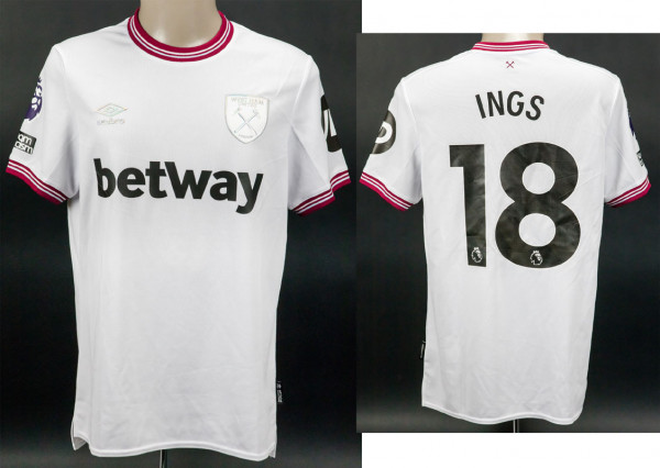 match worn football shirt West Ham United 2023/24