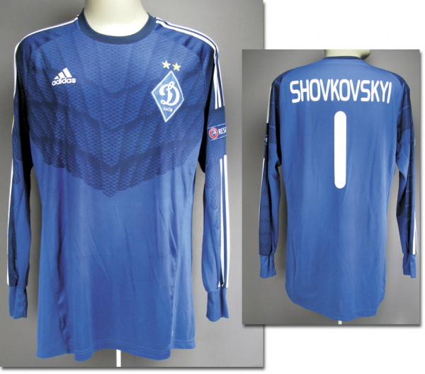 match worn football shirt Dynamo Kiev 2015/16