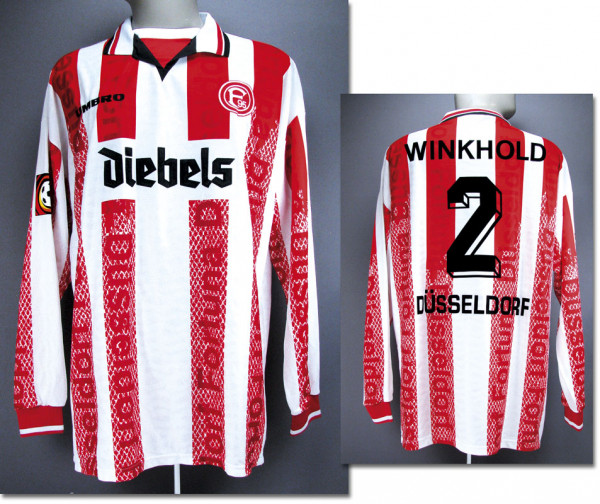 Andre Winkhold, 2. Bundesliga Saaison 1986/87, Düsseldorf, Fortuna - Trikot 1986/87