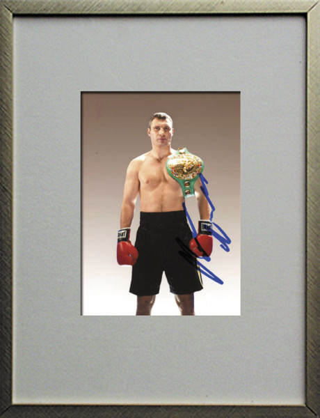 Klitschko, Vitali: Original Autograph im Rahmen