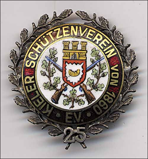 Kieler Schützenverein 1860, Schießen - Abzeichen