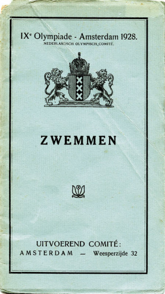 IXe Olympiade Amsterdam 1928 Zwemmen (Reglement).