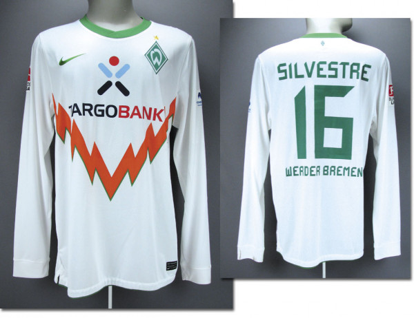 Mikael Silvestre, am 22.01.2011 gegen den FC Köln, Bremen, SV Werder - Trikot 2010/2011