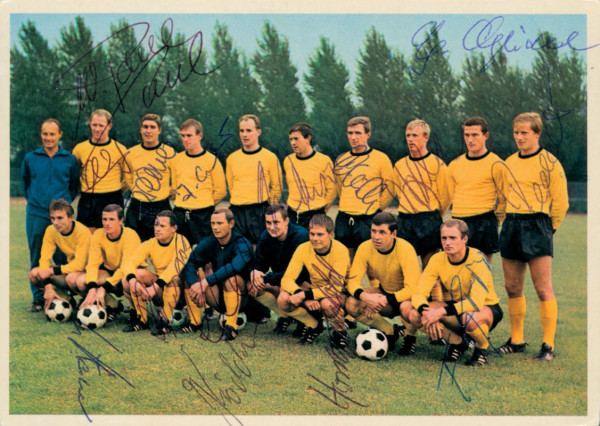 Dortmund,Borussia - 1968: Farbiges Bergmann Sammelbilder 1968 Borussia Dortm