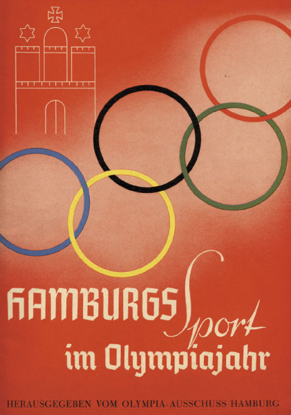 Olympic Games 1936. Rare Preview of Hamburg