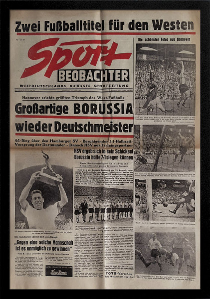 GermanNewspaper: "Sportbeobachter" 1957.