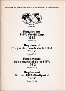 Regulations World Cup 1982.