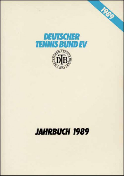 Tennis-Jahrbuch 1989.