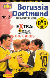 Sammelbilder-Panini Big Cards Nr.2. Borussia Dortmund Saison 94/95.