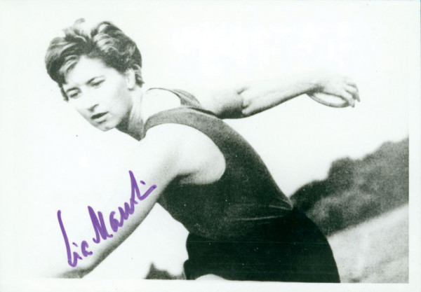Manoliu, Lia: (1932-1998) Original signatur Lia Maoliu