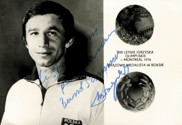 Blazynski, Leszek: Autograph Olympic Games Boxing 1976. Poland