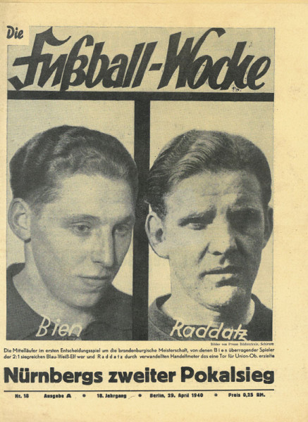 Fußball-Woche 1940 Nr.18 : vom 9.4.1940