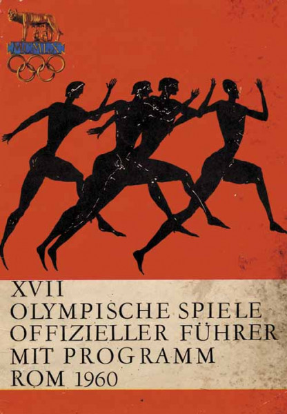 XVII.Olympische Spiele Rom 1960. Offizieller Führer mit Programm.
