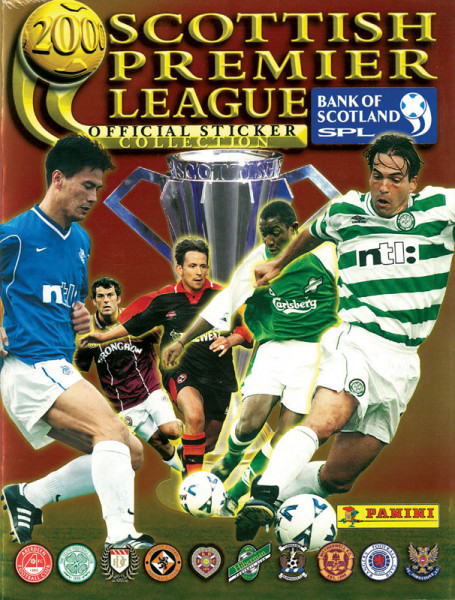 Scottish Premier League 2000. Official sticker collection.
