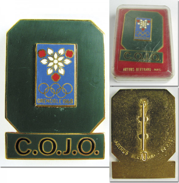 Participants Medal: Olympic Games 1968 Grenoble.