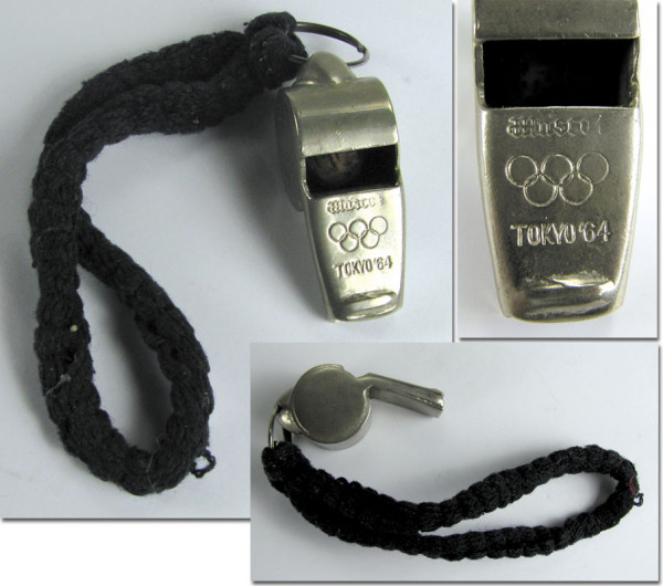 Olmympic Games 1964 Original referee whistle