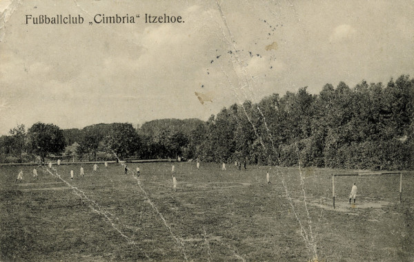 German Football Postcard 1908 Cimbria Itzehoe