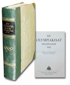 Olympic Games 1952. Official Report Helsinki