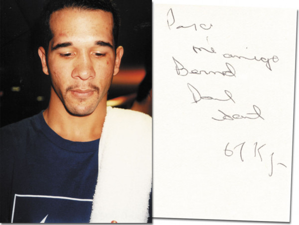 Santos, Daniel: Olympic Games 1996 Boxing Autograph Puerto Rico