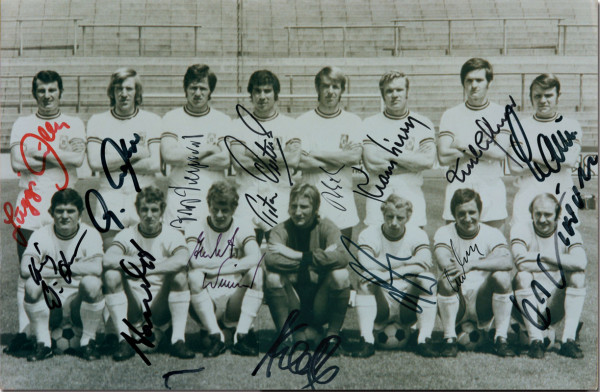 Mönchengladbach - 1971: German Footbal 1971 Auograph Moenchegladbach