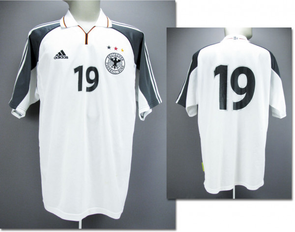 match worn football shirt Germany 2001