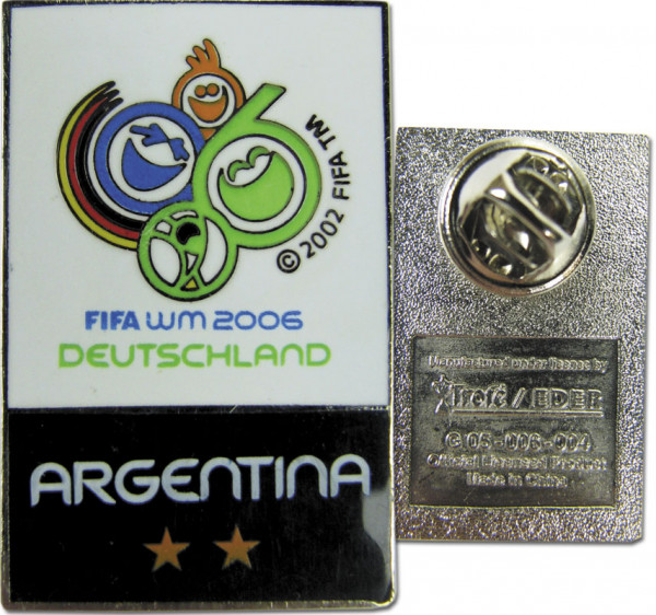 Logo WM 2006 - Argentina**, Anstecker - WM2006