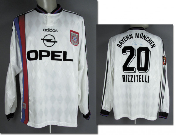 Ruggiero Rizzitelli, am 16.11.1996 gegen Freiburg, München, Bayern - Trikot 1996/97