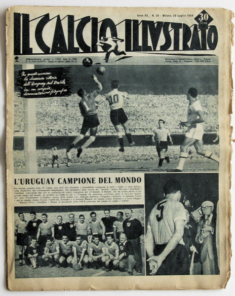 World Cup 1950. Italian Magazine with report