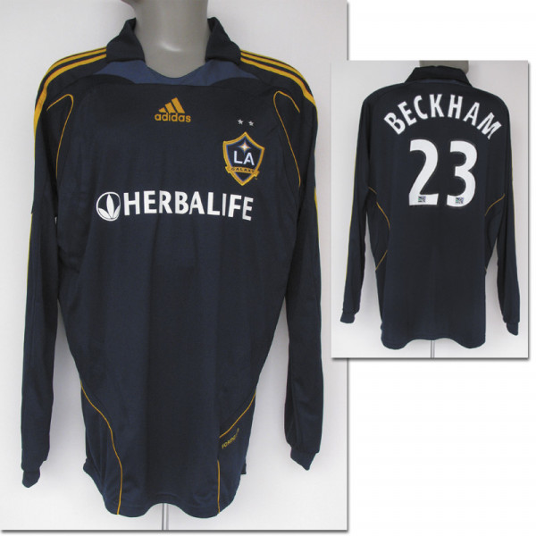 match worn football shirt Los Angelos Galaxy 2008