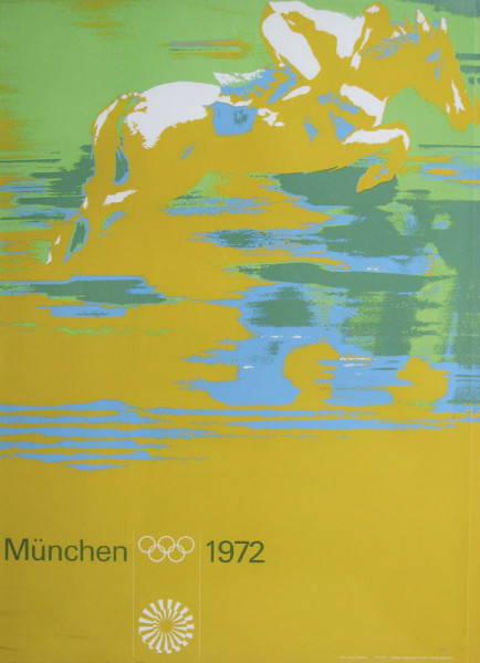 Werbeplakat "Reitsport" 84x60cm, Plakat OSS1972