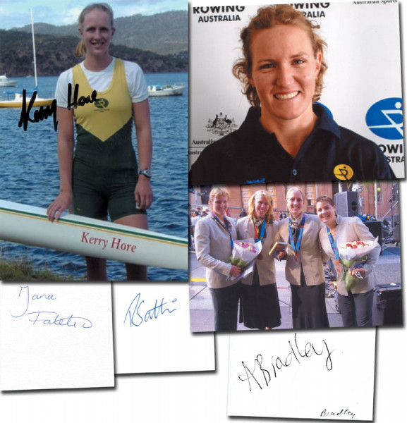 Australien Rudern OSS2004: Olympic Games 2004 Autograph rowing Australia