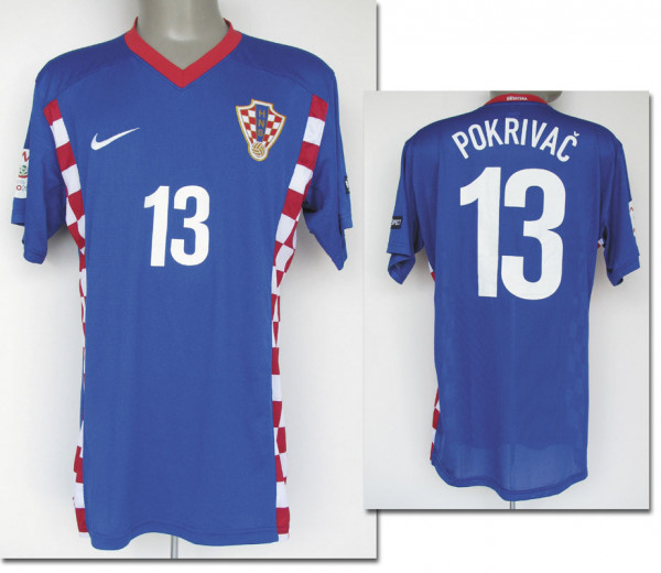 UEFA EURO 2008 match worn football shirt Croatia