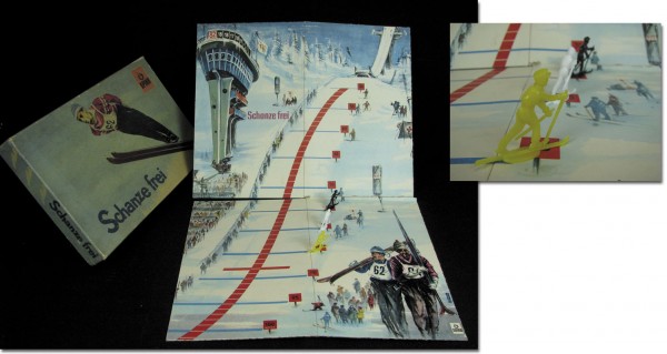 Olympic Games 1968 GDR Boardgame Skiing