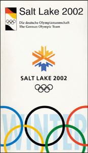 Die deutsche Olympia-Mannschaft. Salt Lake 2002.
