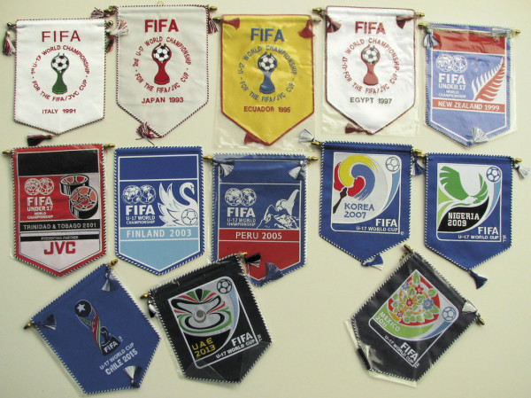 FIFA pennants " U-17 World Championship" 1991 -15