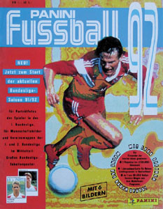 Fußball 1992. Bundesliga.