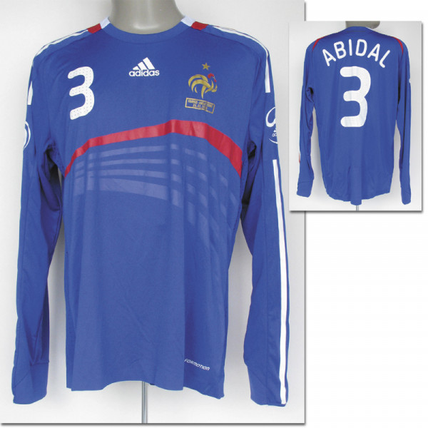 match worn football shirt France 2008, Abidal