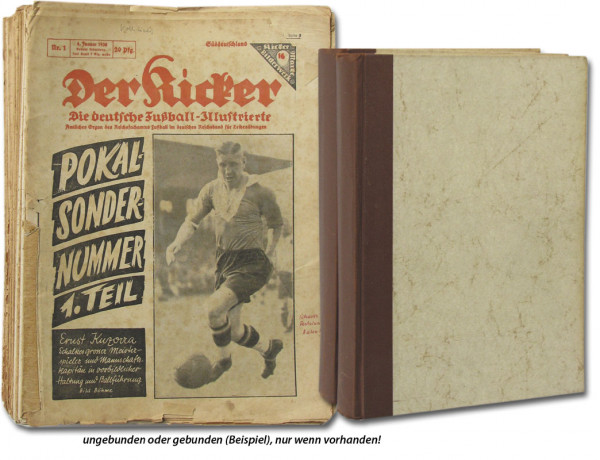 German Football Magazin Kicker 1938