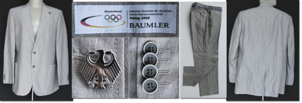 Olympics 2008 worn men's suit Germany