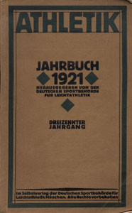 Athletik Jahrbuch 1921.