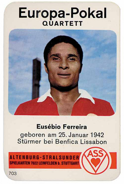 European Cup Card Game 1968.