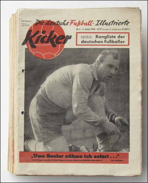 Kicker 1960 : Jg.: Nr.1-52 unkomplett
