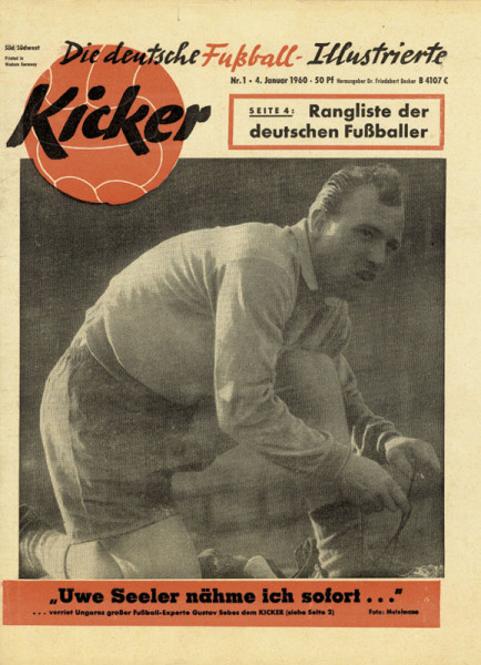 Kicker 1960 : Jg.: Nr.1-52 unkomplett