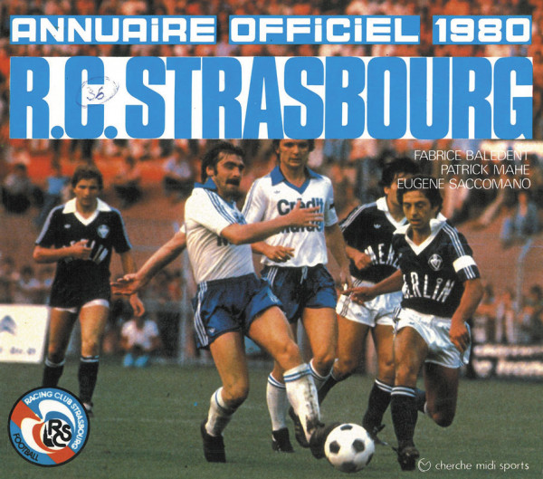 RC Strassbourg. Football Annuary 1980