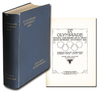 IX.Olympiade. Officiell Gedenkboek van de Spelen der IX.Olympiade Amsterdam 1928.