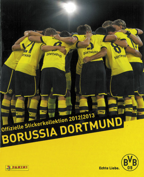 Sammelbilder-Panini Offizielle Stickerkollektion Borussia Dortmund 2012/2013.