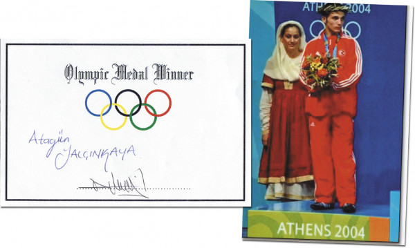 Yalçinkaya, Atagün: Olympic Games 2004 Boxing Autograph Turkey