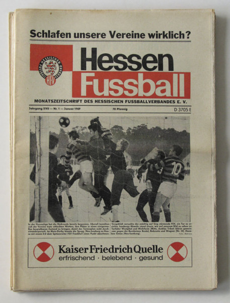 Hessen Fußball 1969 : Nr.1-12 komplett