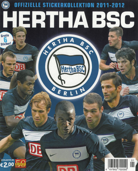 Sammelbilder-Panini Die offizielle Stickerkollektion Hertha BSC 2011/2012.