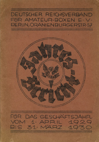 Jahresbericht für das Geschäftsjahr vom 1. April 1929 bis 31. März 1930.